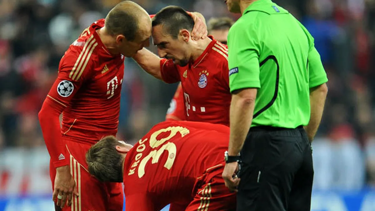 Ribery, amendat cu 50.000 de euro după altercația Robben