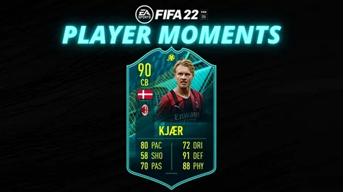 Simon Kjær în FIFA 22! Cerințe SBC + recenzia completă a cardului. Fundașul a primit din partea EA Sports niște atribute excelente