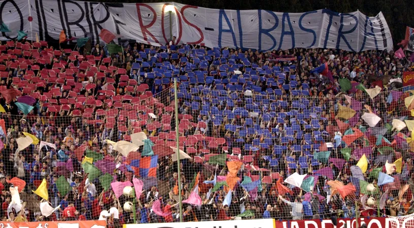 FCSB - Rapid acum 20 de ani: Gigi Becali suferă în tribune, Răzvan Lucescu își sărută secundul, iar Mihai Stoica ascunde inima de ultras în costum și pantofi de lac pe Ghencea! Imaginile de colecție ale unui derby dintr-o altă viață!