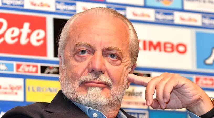 Excentricul Aurelio De Laurentiis cere revoluția în fotbal: 