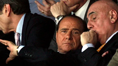 Berlusconi, pe urmele lui Becali**: „Gata cu bătrânii! Ne orientăm pe jucători under 23”