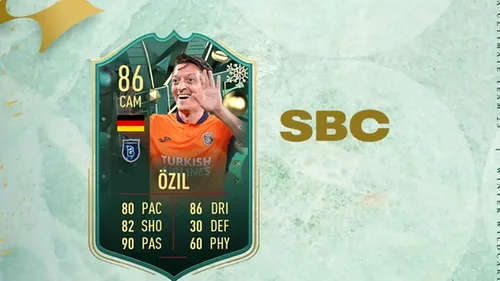 Mesut Ozil în FIFA 23! Gamerii pot obține cardul la un preț de sub 50.000 de monede