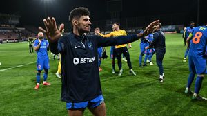 Cum s-a bucurat Florinel Coman, după victoria FCSB cu Qarabag, fără să folosească vreun cuvânt!