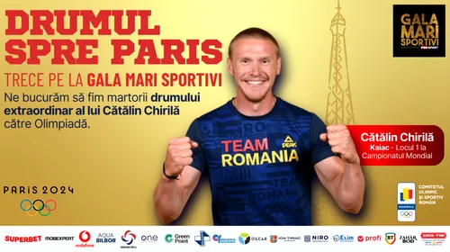 Cătălin Chirilă, mesaj pentru o națiune după ce a fost premiat la <i class='ep-highlight'>Gala</i> Mari Sportivi ProSport 2023: „Înainte și după cursă mereu mă gândesc la voi”. VIDEO
