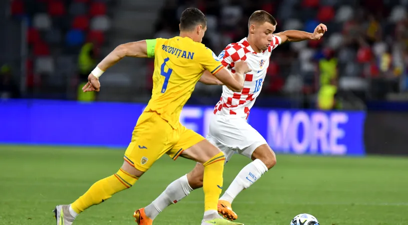Croația U21 - România U21 0-0 în Grupa B de la EURO 2023 | Tricolorii părăsesc turneul final fără victorie și fără gol marcat!