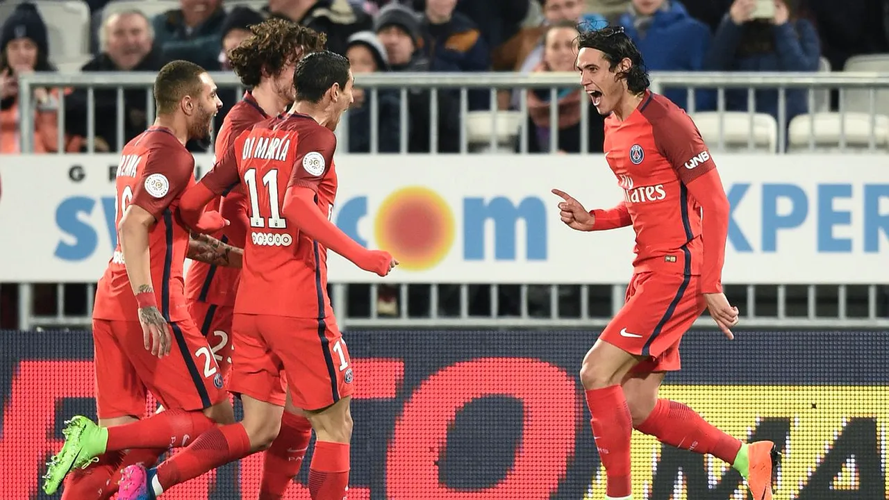 PSG s-a distrat cu Bordeaux și a egalat la puncte liderul din Ligue 1. Cavani e de neoprit