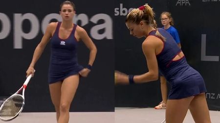 Camila Giorgi, echipament la limita regulamentului la turneul din Mexic: „Fusta e prea scurtă!" Jucătoarea italiană continuă să stârnească controverse | FOTO & VIDEO