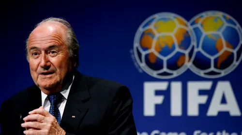 Blatter va candida** pentru un nou mandat la conducerea FIFA!