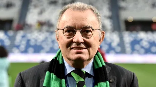 A murit Giorgio Squinzi, patronul lui Sassuolo! Veste tragică pentru echipa lui Vlad Chiricheș