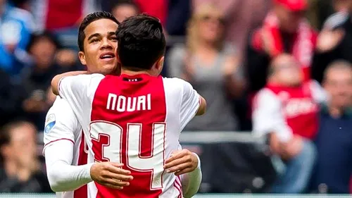 Justin Kluivert și Amin Younes, gest de solidaritate pentru Nouri, după plecarea de la Ajax