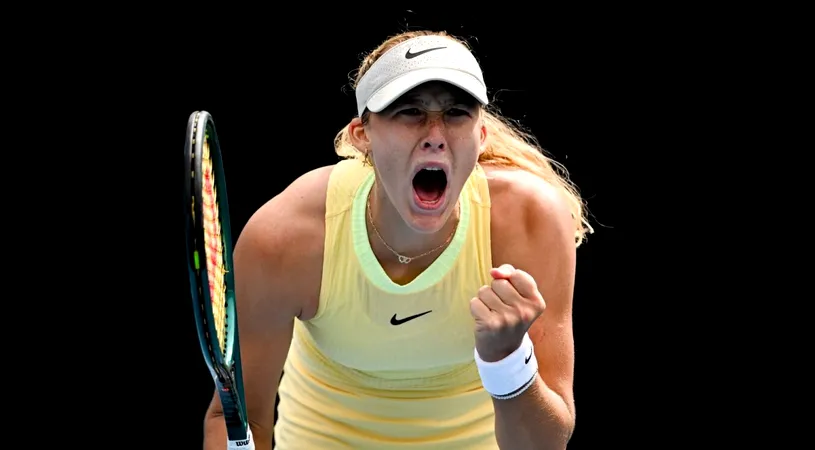 Rusoaica de 16 ani continuă să scrie istorie la Australian Open. Revenire spectaculoasă de la 1-5 în decisiv