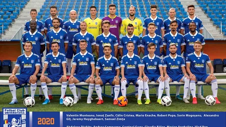 FOTO | ”FC U” Craiova și-a prezentat echipamentele de joc pentru sezonul de Liga 2!