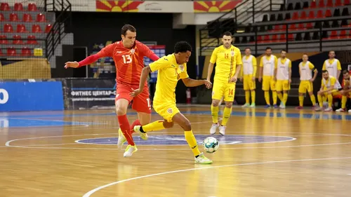 La futsal am bătut Macedonia, dar ce folos! România a ratat calificare și la Europeanul de fotbal în sală: „E dezastru pentru noi”