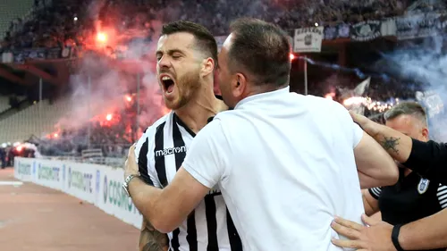 Răzvan Lucescu, erou în Grecia! PAOK Salonic învinge AEK Atena în finala Cupei, după un meci încins. Incidente în tribună pe durata jocului
