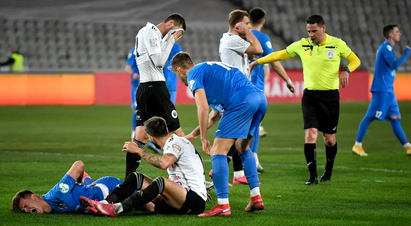 ”U” Cluj îl distruge pe Andrei Antonie, arbitrul meciului cu Viitorul Pandurii, pe care îl asociază, printr-un joc de cuvinte, cu patronul gorjenilor. ”O jignire la adresa competiției. Ca și cum ar fi avut o cu totul altă Sarcină”