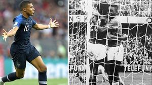 "Mă văd nevoit să încalț ghetele din nou!" FOTO | Reacție genială a marelui Pele după ce Mbappe i-a egalat un record vechi de 60 de ani