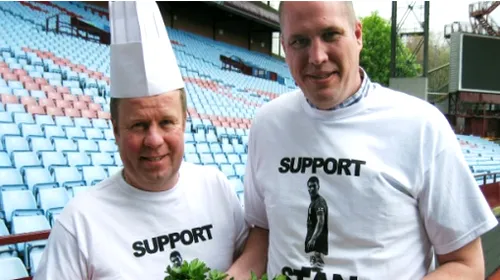 Vrem și noi o duzină!** Aston Villa combate leucemia cu plăcinta „Stiliyan Petrov”