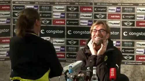 Klopp, emoționat ca un copil. VIDEO | 