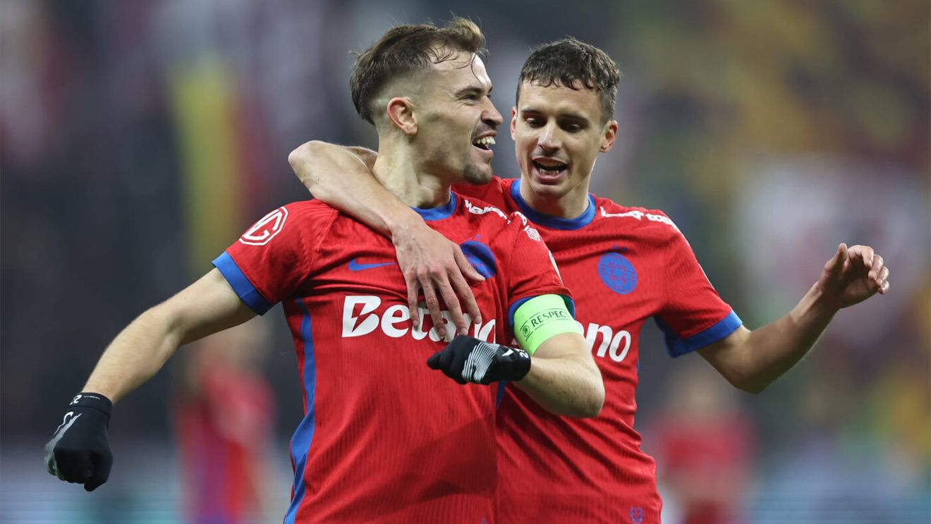 FCSB - Rapid București 2-1, în etapa 21 din Superliga. Campioana s-a apropiat la două puncte de play-off