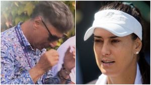 Moment hilar cu un spectator la Wimbledon, după ce Sorana Cîrstea a îndemnat la revenirea la masculinitate! Românca, întrebată despre ținuta bărbatului: „Asta ai vrut să spui?"