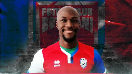 FC Botoșani l-a prezentat pe înlocuitorul lui Denis Haruț! Cine este Ulrich Meleke, transferul de play-off făcut de formația lui Marius Croitoru