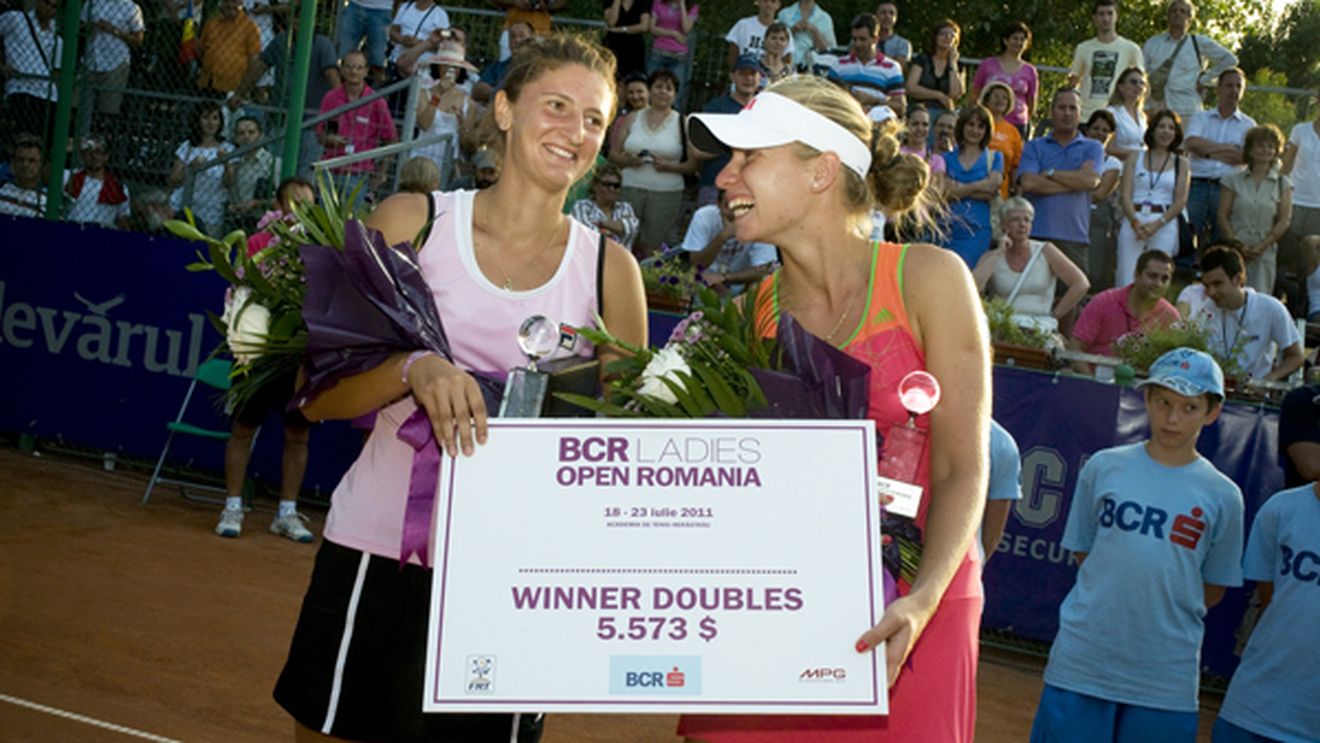 Perechea Irina Begu/Elena Bogdan a câștigat** proba de dublu la BCR Ladies Open România