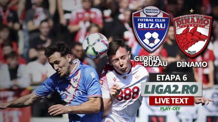 Dinamo revine de la 0-2, remizează în Crâng și rămâne în clasament peste Gloria Buzău. Arbitrajul lui Moroiță, unul dezastruos, pro Dinamo