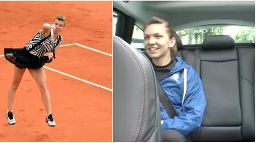 VIDEO | Halep a acordat tradiționalul interviu în taxiul de la Roland Garros: „Adversarele de aici sunt puțin deranjate când mă văd”