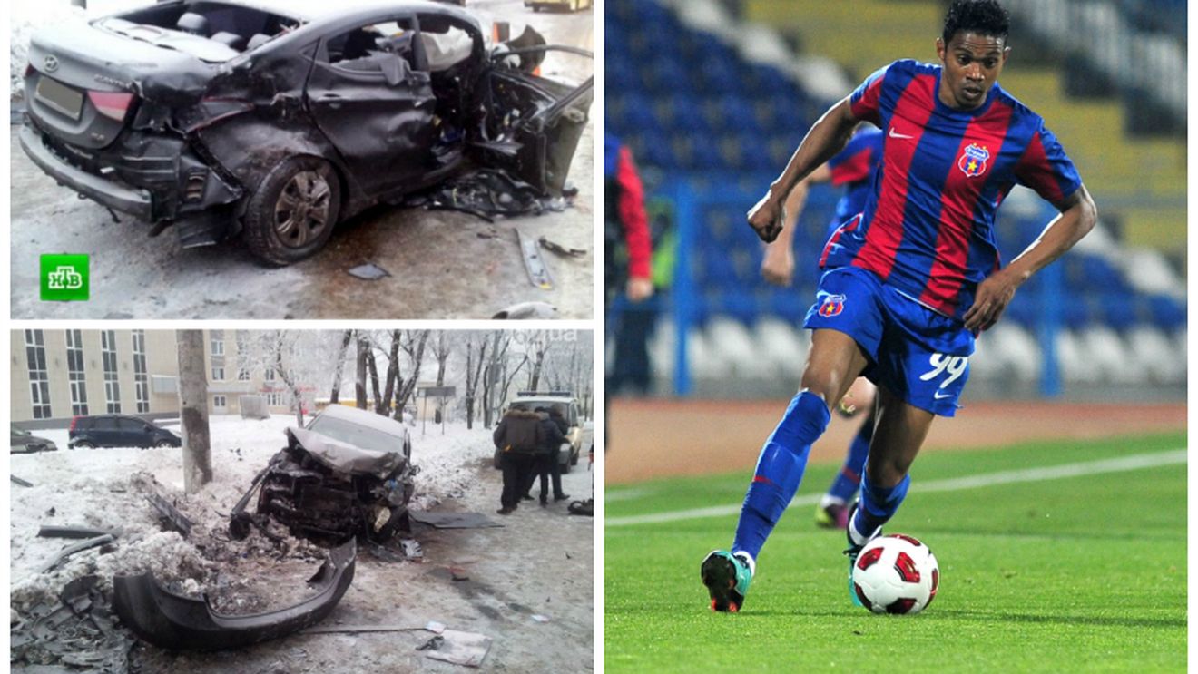 FOTO și VIDEO: Detaliile accidentului în care a murit Maicon. Fostul stelist mergea cu 110 km/h și a decedat imediat după impact