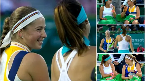 Reacția Jelenei Ostapenko după ce a aflat că va juca împotriva Soranei Cîrstea: 