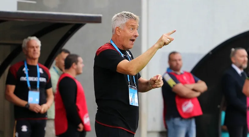 Cristiano Bergodi, supărat pe apărare după UTA Arad - Rapid 2-2: „Am riscat să pierdem meciul! Suntem dezamăgiți”