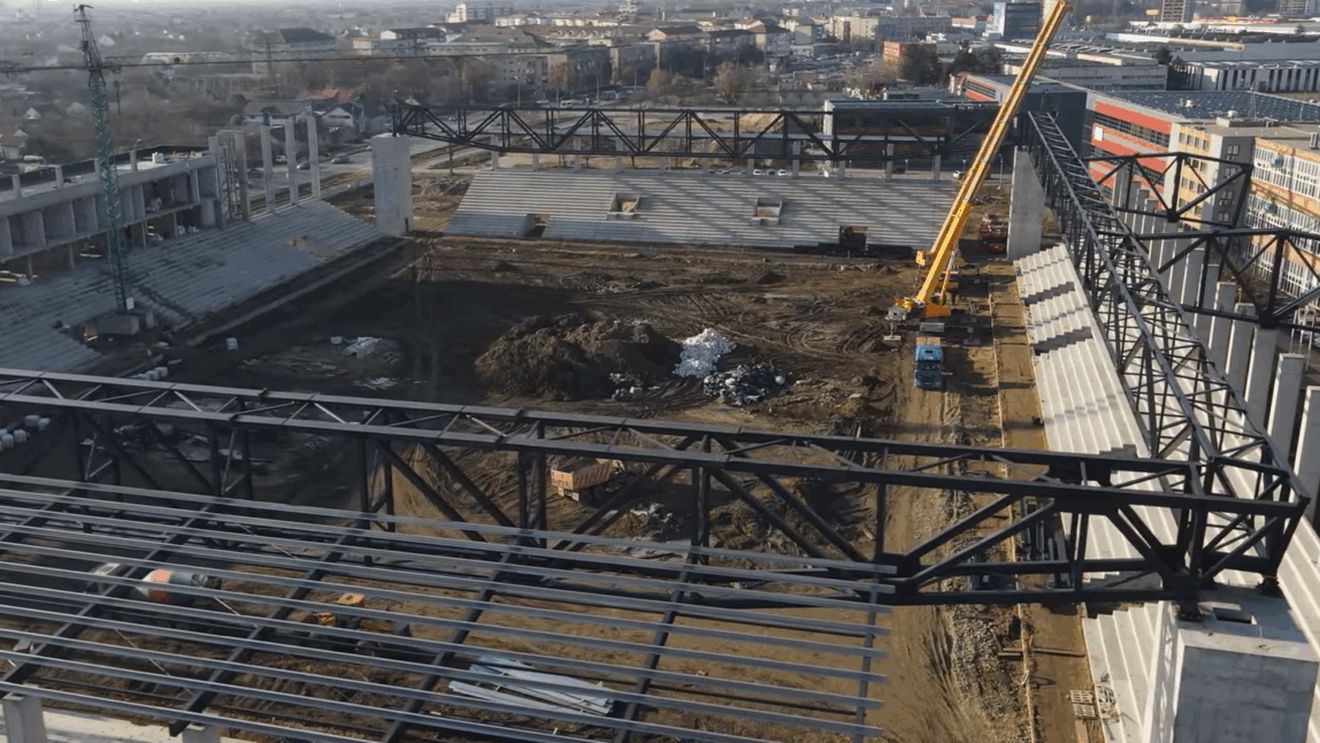 E aproape gata noul stadionul de 23.000.000 de euro care va fi splendoarea oraşului din România în 2026
