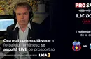 Ilie Dobre comentează LIVE pe ProSport.ro meciul Steaua – Corvinul Hunedoara, vineri, 1 noiembrie 2024, de la ora 18.00