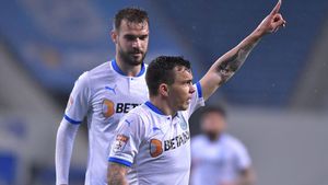 Alexandru Tudorie, mesaj clar după primul gol pentru Universitatea Craiova: „Nu contează cu cine jucăm, trebuie să câștigăm” Ce spune despre derby-urile cu FCSB și CFR Cluj