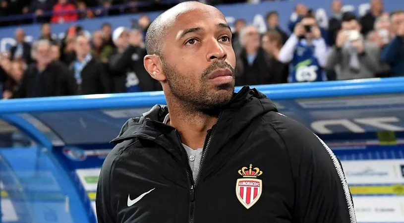 Reacția lui Thierry Henry la finalul primei experiențe ca antrenor principal în fotbalul mare. Președintele lui AS Monaco și-a recunoscut marea greșeală