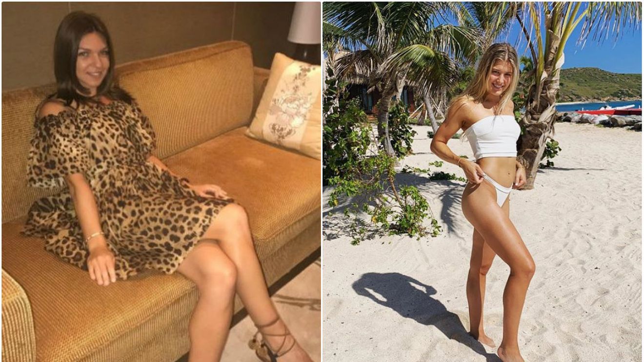 FOTO | "Ce frumusețe e!". Numele "greu" din fotbal care a urmărit din fața TV-ului meciul dintre Simona Halep și Eugenie Bouchard: "Produce mulți bani, așa că..."