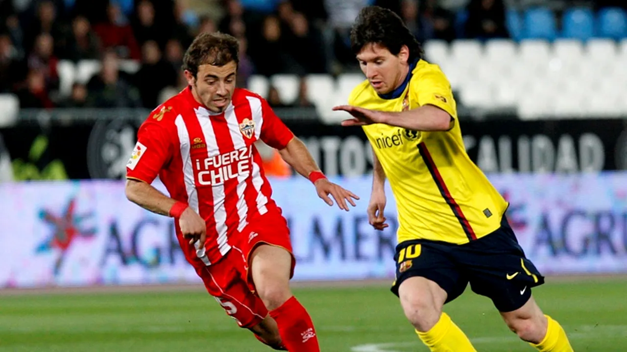 VIDEO** BarÃ§a pierde primul loc în Primera, după 2-2 cu Almeria