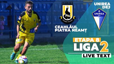 Ceahlăul trece chinuit de Unirea Dej, cu un autogol. Trupa lui Nastai a irosit două mari ocazii de egalare pe final de joc