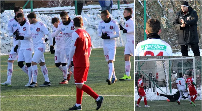 A umilit ACS Poli, însă s-a chinuit cu Ighiul!** FC Hermannstadt a fost condusă la pauză de echipa din Liga 3 și abia a câștigat