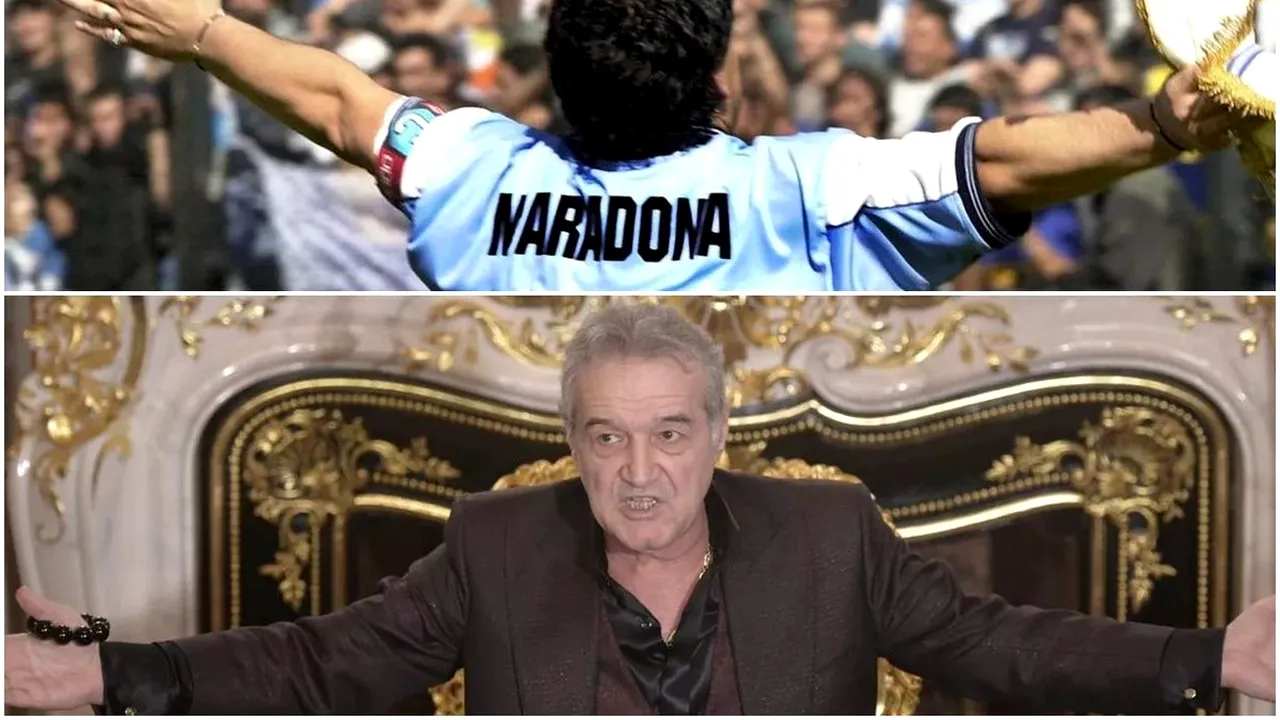Radu Banciu, declarație caracteristică! Ce spunea Gigi Becali despre Maradona dacă „El Pibe D'oro” juca la FCSB. „De ce nu se duce la biserică? De ce dă cu exteriorul?”