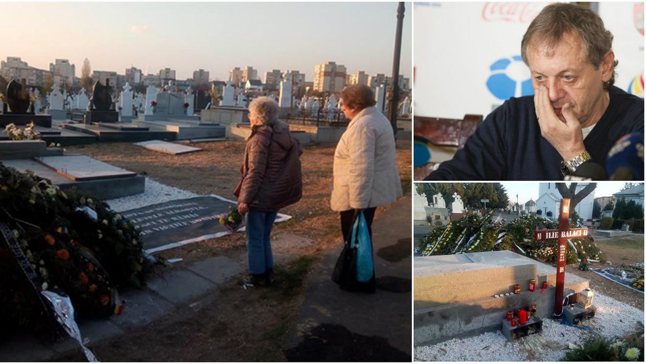 "Aici e, mamă, îngropat Balaci?" FOTO | Mormântul "Minunii blonde" a devenit loc de pelerinaj. Cum arată acum, la trei săptămâni de la înmormântare, locul de veci al fostului mare fotbalist al Craiovei