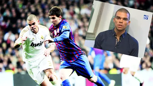 VIDEO** MĂ‚CELARUL Pepe se apără într-un CLIP postat pe net, după ce l-a călcat pe Messi!  