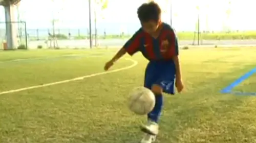 VIDEO Catalanii l-au descoperit pe viitorul Messi!** Vine din Japonia, are doar 11 ani și i-a impresionat pe catalani cu schemele sale