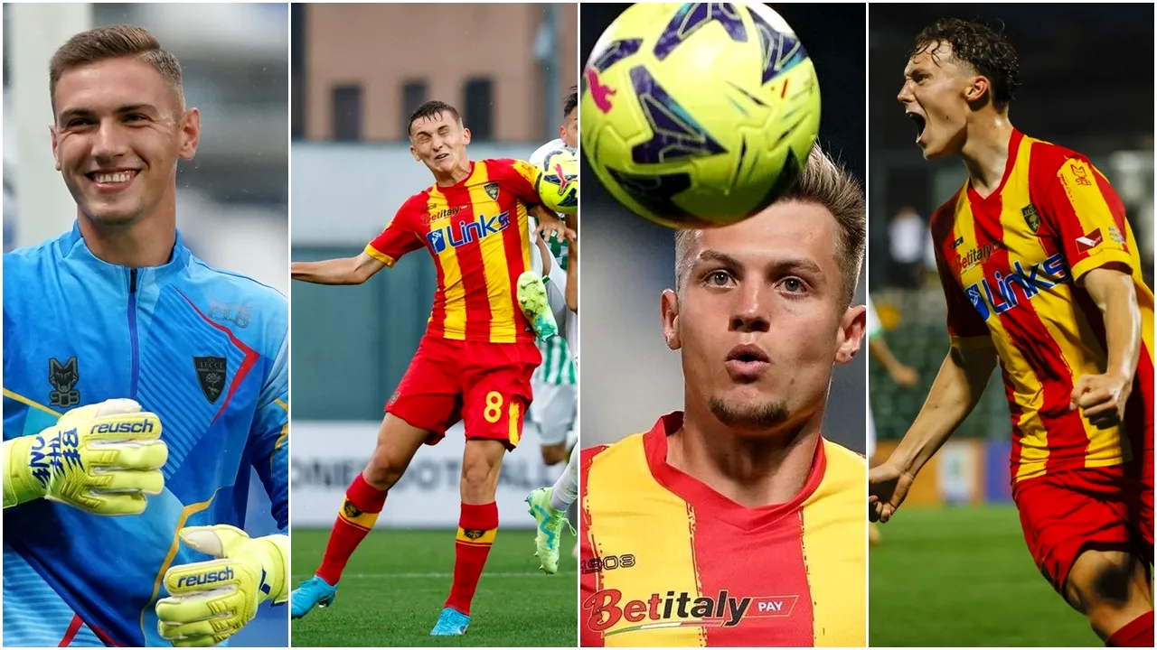 Decizie incredibilă! 4 fotbaliști români ajung la prima echipă a lui Lecce dintr-o lovitură
