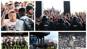 VIDEO | Jucătorii Universității Cluj, băgați în ședință de suporteri după eșecul cu Unirea Slobozia. Romario Pires e speranța fanilor: ”Ia-i de gât pe toți, ești căpitanul echipei! Ne-ați dat speranțe, hai să mergem până la capăt”