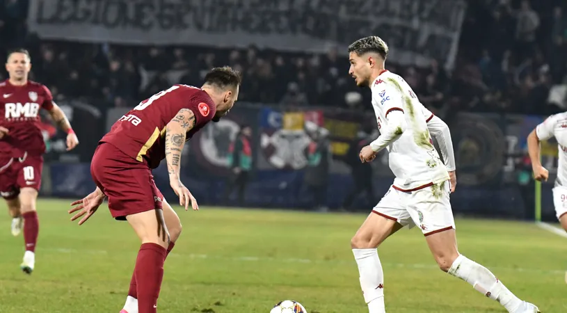 CFR Cluj - Rapid 0-1, în etapa 25 din Superliga. Adi Mutu pierde primul meci la gruparea clujeană chiar contra fostei sale echipe