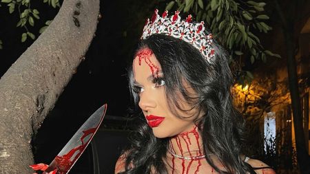 Soția unui fotbalist din Superliga, apariție electrizantă de Halloween. „Cine este următorul?” | GALERIE FOTO