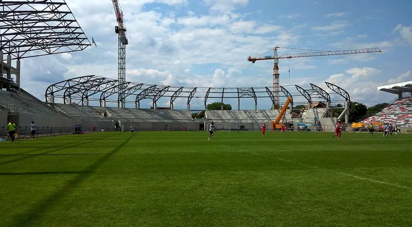 FC Hermannstadt mai are de așteptat până să revină pe Municipalul din Sibiu. Stadiul lucrărilor | FOTO
