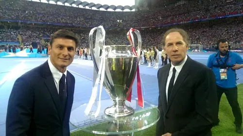 SPECTACOL | Franco Baresi și Javier Zanetti, braț la braț înaintea finalei Ligii Campionilor