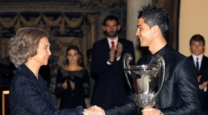 Ronaldo, premiat de Regina Spaniei!** FOTO Imaginea pe care CR7 nu și-ar fi dorit să o vadă pe net :)